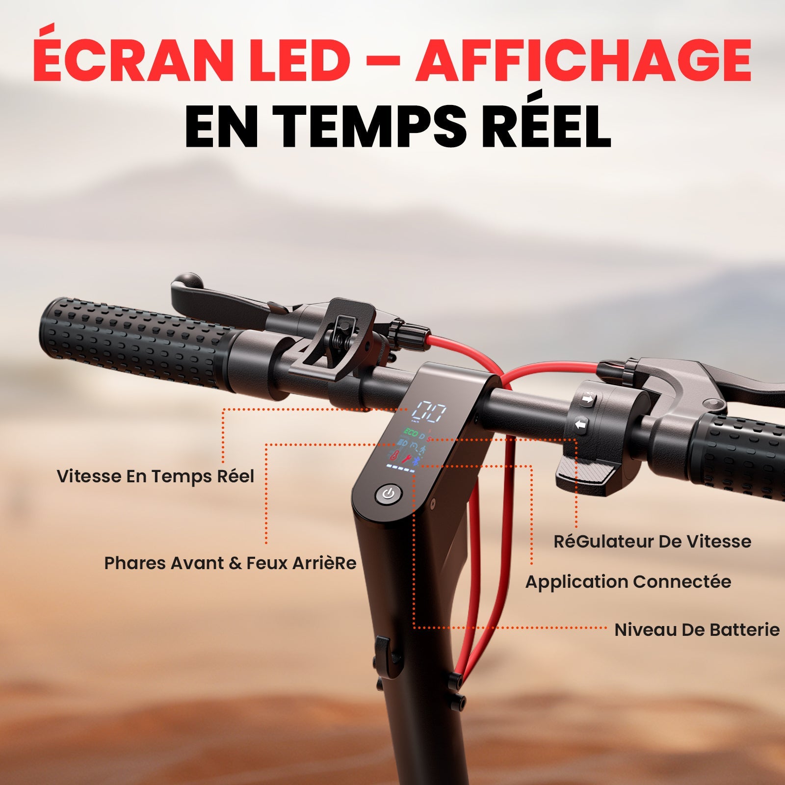 W8 750W Trottinette électrique