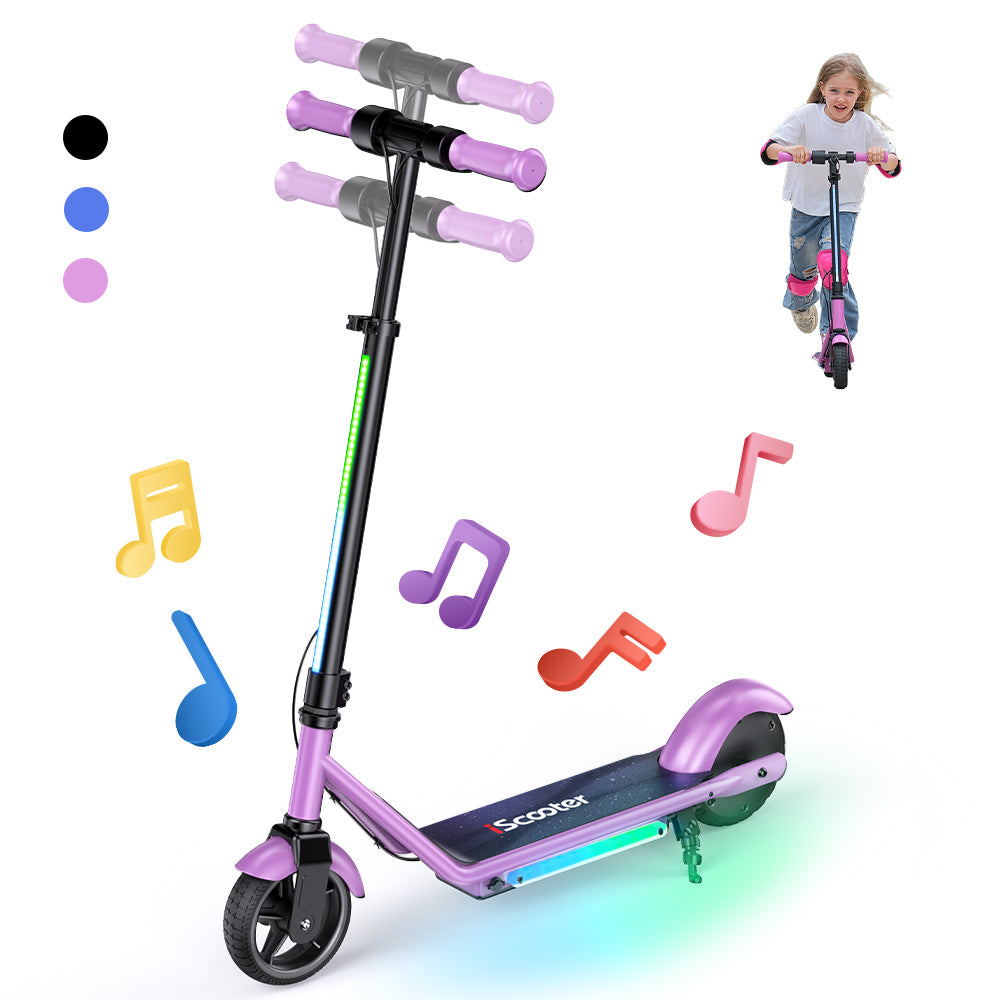 iScooter iK3Pro Trottinette électrique pour enfants avec hauteur réglable
