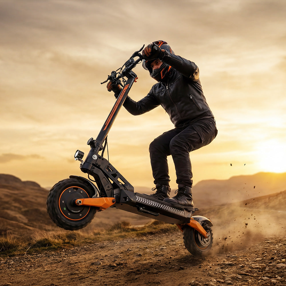 iScooter W12 3000W Trottinette Électrique Tout-Terrain