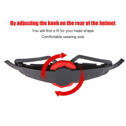 iScooter Casque de trottinette avec lumière LED