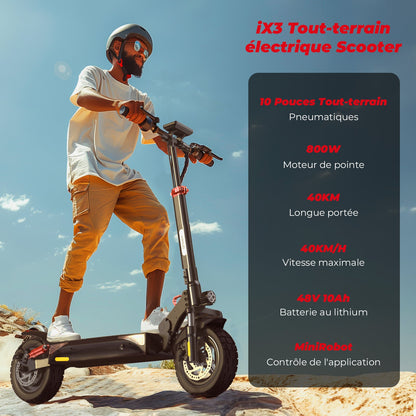 iScooter iX3 800W Trottinette électrique Tout Terrain