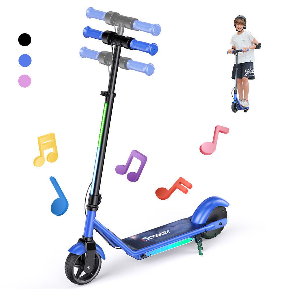 iScooter iK3Pro Trottinette électrique pour enfants avec hauteur réglable