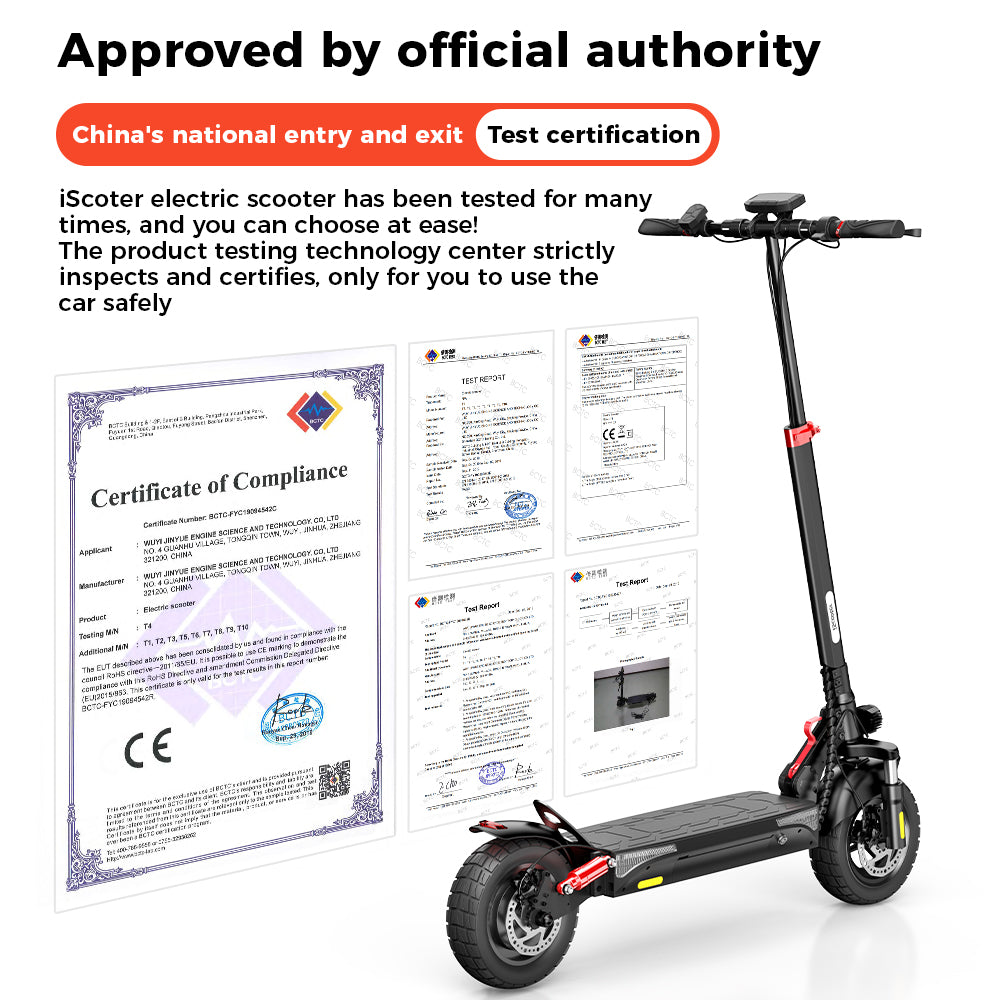 iScooter iX3 800W Trottinette électrique Tout Terrain