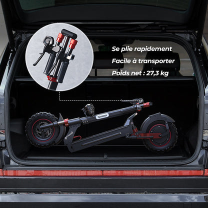 iScooter iX5S 1000W Trottinette Électrique Tout-Terrain – 25 km/h