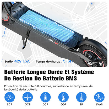 W6 500W Trottinette électrique – 25 km/h